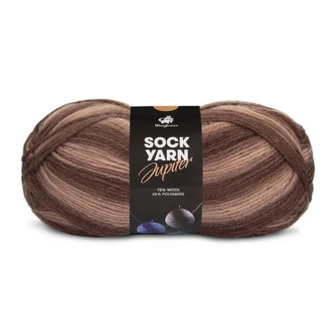 Mayflower Sock Yarn Universe Jupiter 05 Mokka/Chokolade/Cappuccino/Latte