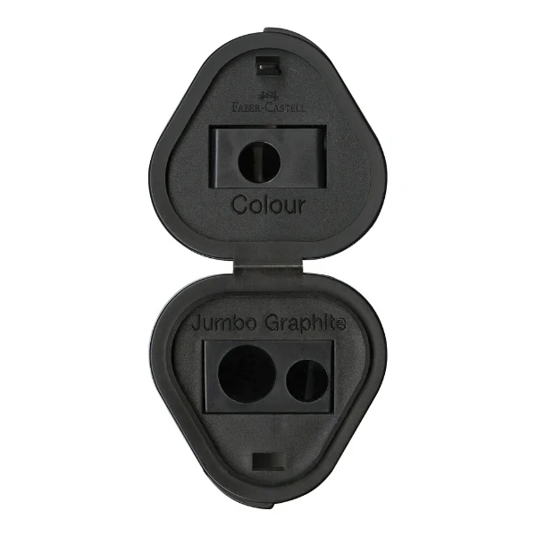 Faber-Castell Blyantspidser Grip Trio 2001 Sølv