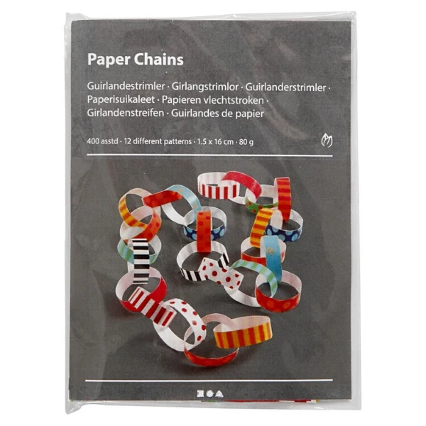 Guirlandestrimler med print