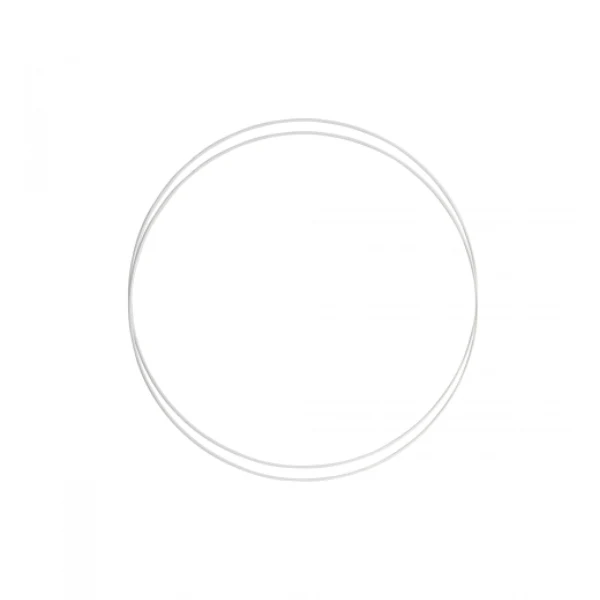 Metalring Hvid 2 stk 20 cm