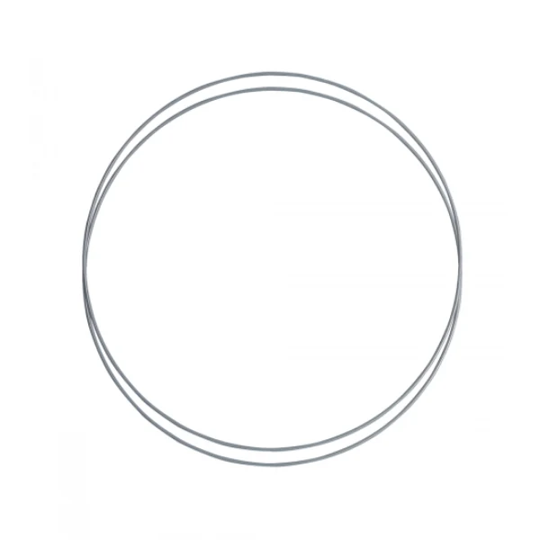 Metalring Grå/blå 2 stk