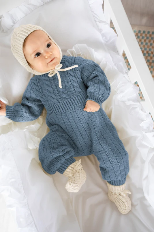 DG414-08 Einer Babysett Jeansblå