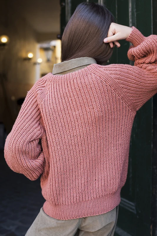 DG417-02 Lisa Jakke Aprikos