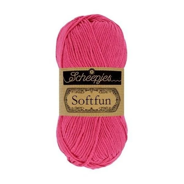 Scheepjes Softfun 2495 Hot pink