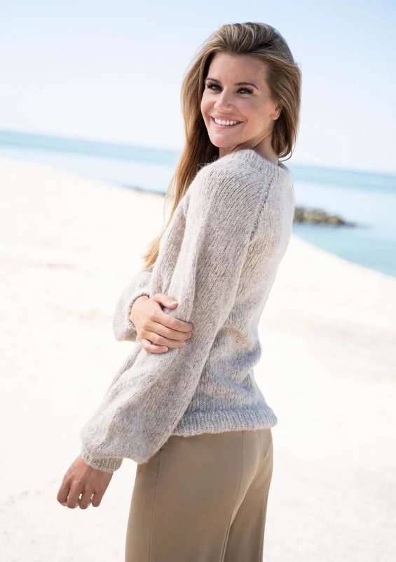 1819 Sweater med ballonærmer