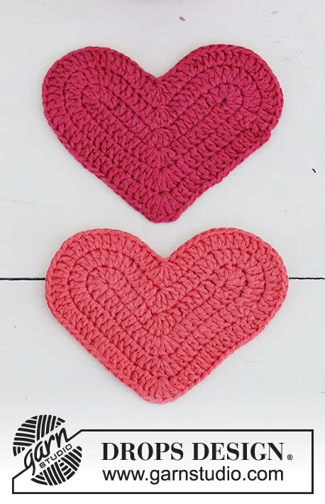 0-1511 Achy Breakfasty Heart by DROPS Design