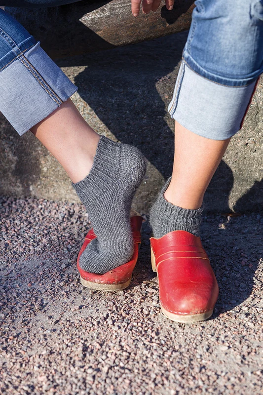 91334 Ragsokker med Boomeranghæl