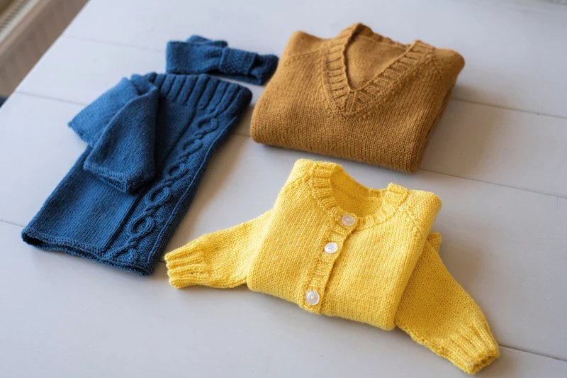 92455 Basisbluser med Raglan i Kambgarn til Børn