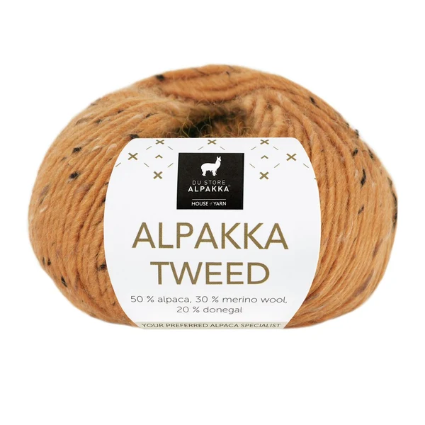 Du Store Alpakka Tweed 136 Safrangul