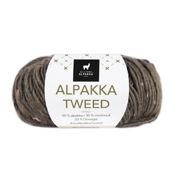 Du Store Alpakka Tweed 112 Brun