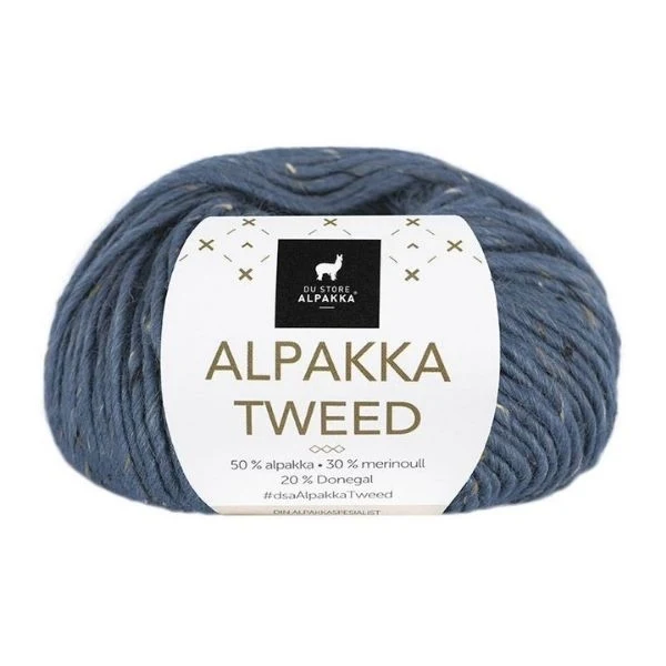 Du Store Alpakka Tweed 133 Indigo