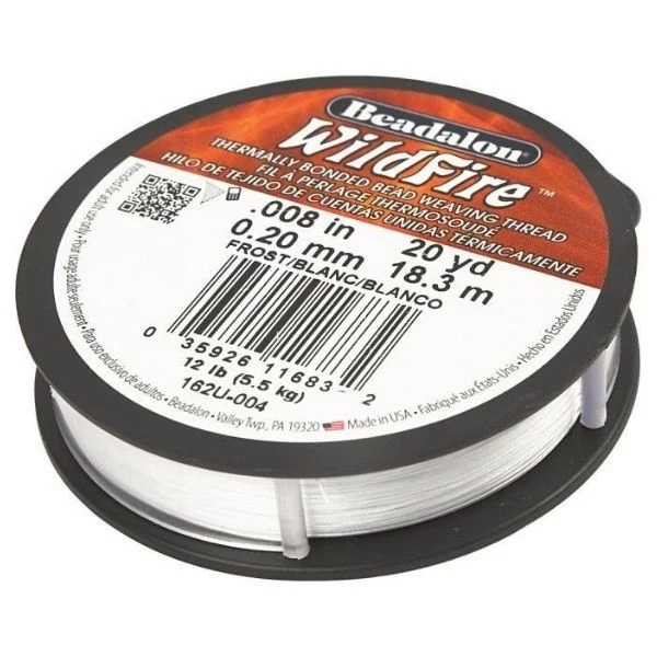 Smykketråd 0.2 mm Hvid