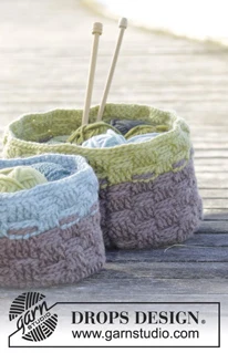 163-16 Spring Baskets by DROPS Design