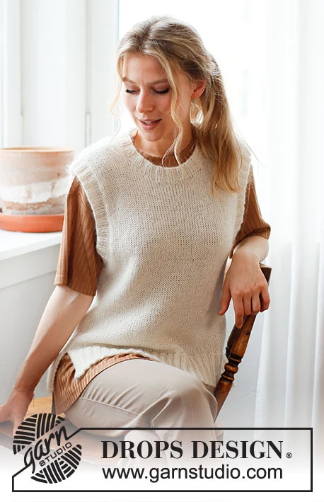 220-41 Annabelle Vest by DROPS Design