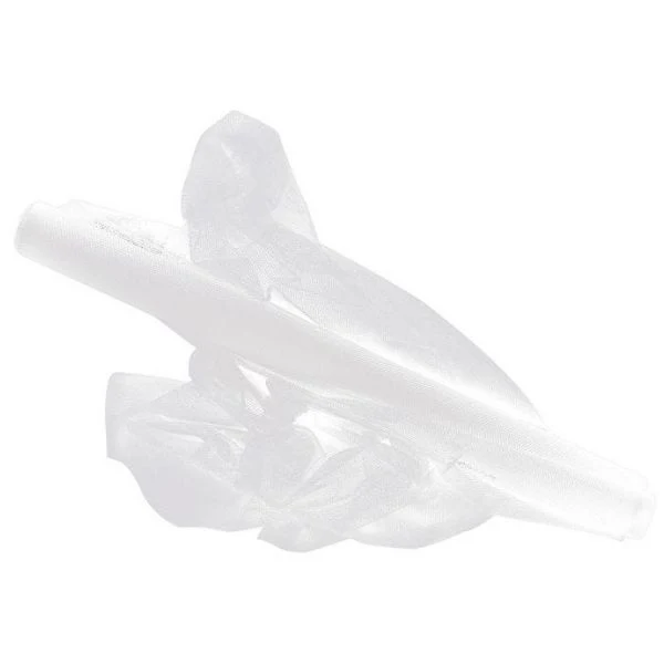 Polyester Tyl, 5 m Hvid