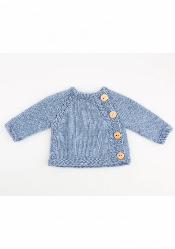 96150 Sweater med sidelukning (3-6 mdr.)