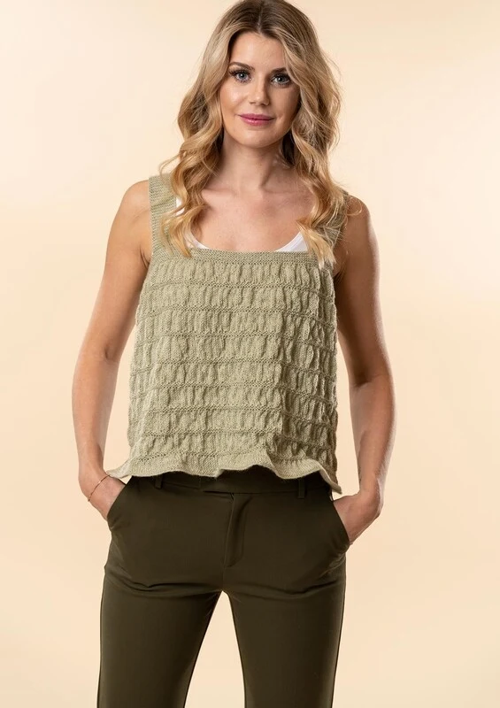 1847 - Top med rynkede striber