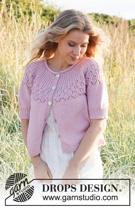 222-33 Now and Forever Cardi by DROPS Design