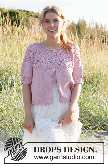 222-33 Now and Forever Cardi by DROPS Design