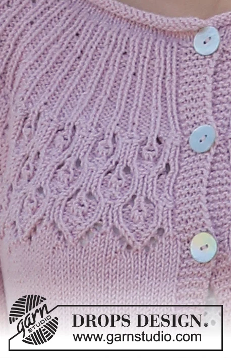 222-33 Now and Forever Cardi by DROPS Design