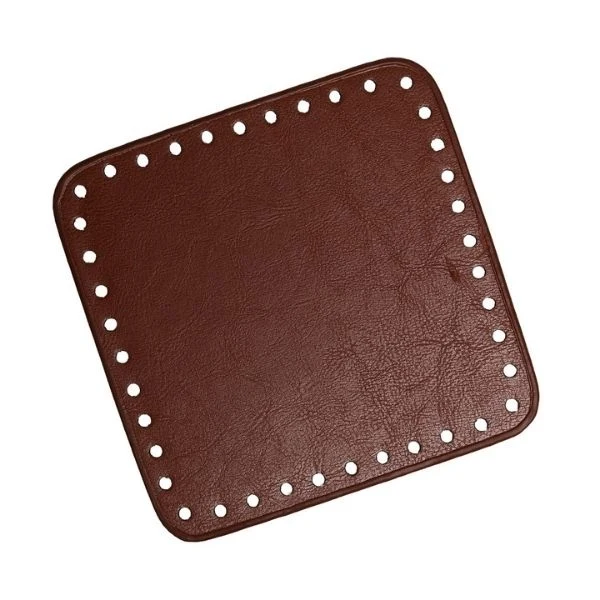 Go Handmade Taske/kurvebase 15 x 15 cm brun