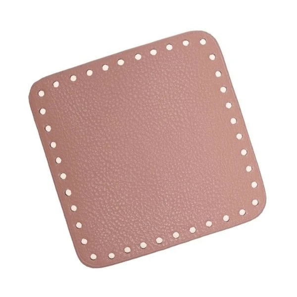 Go Handmade Taske/kurvebase 15 x 15 cm rosa