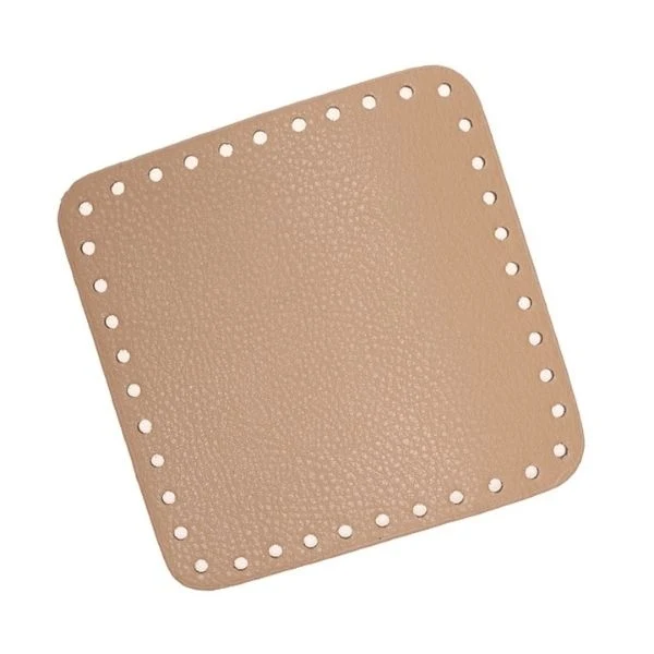 Go Handmade Taske/kurvebase 15 x 15 cm abrikos