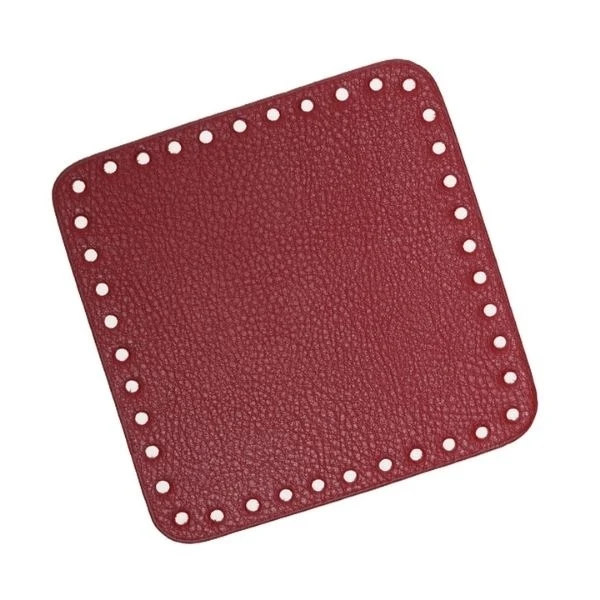 Go Handmade Taske/kurvebase 15 x 15 cm hindbær