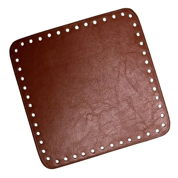 Go Handmade Taske/kurvebase 18 x 18 cm brun