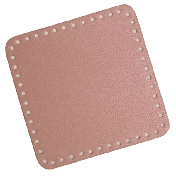 Go Handmade Taske/kurvebase 18 x 18 cm rosa