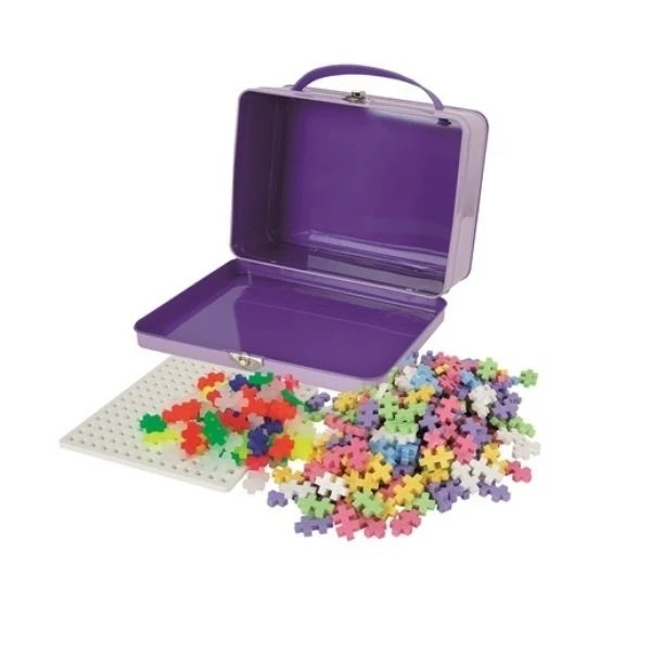 Plus-Plus Metal Kuffert, Pastel Mix, 600 Stk.