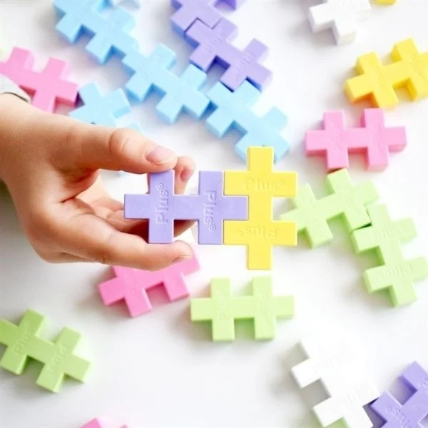 Plus-Plus STOR Pastel Mix, 100 stk.