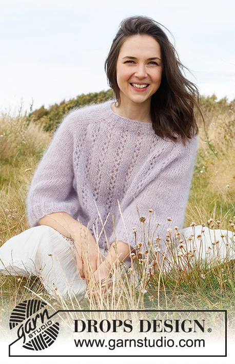 222-1 Lost in Lavender by DROPS Design