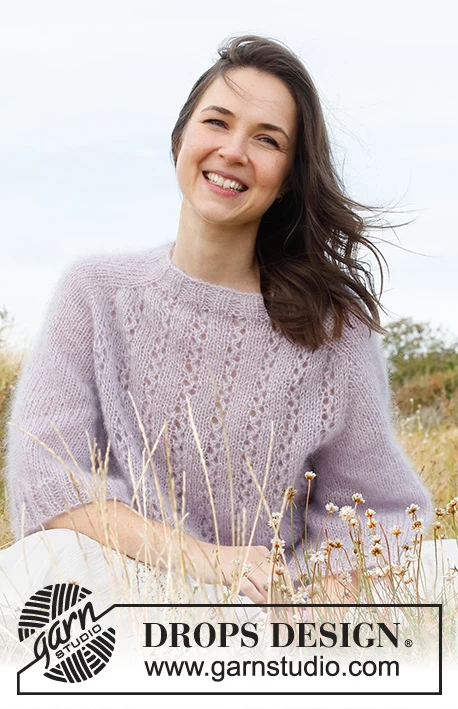 222-1 Lost in Lavender by DROPS Design