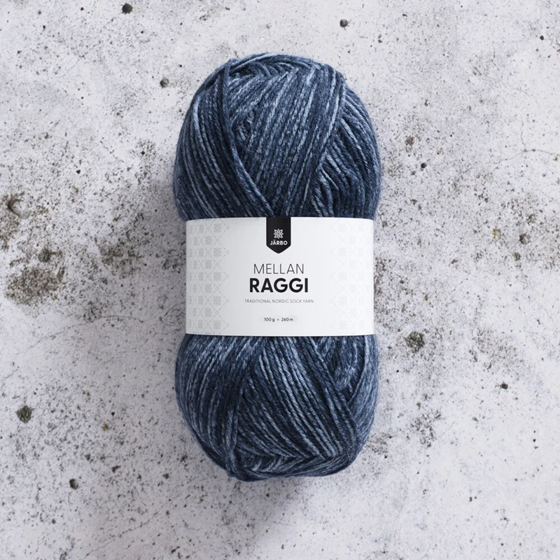 Järbo Mellanraggi 100g 28218 Blue Denim