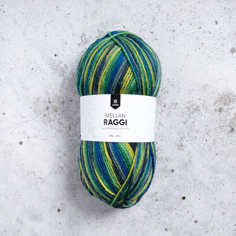 Järbo Mellanraggi 100g 28444 Midnight Moss
