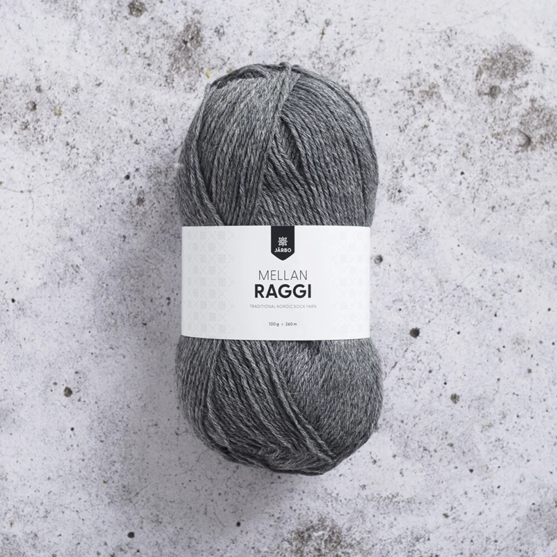 Järbo Mellanraggi 100g 28212 Dark Grey