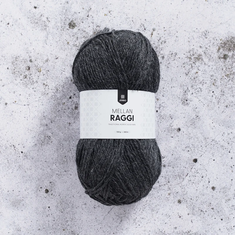 Järbo Mellanraggi 100g 28390 Ash Grey