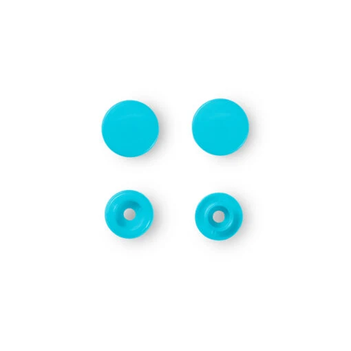 Prym Trykknapper i Plast, 30 Stk Turkis