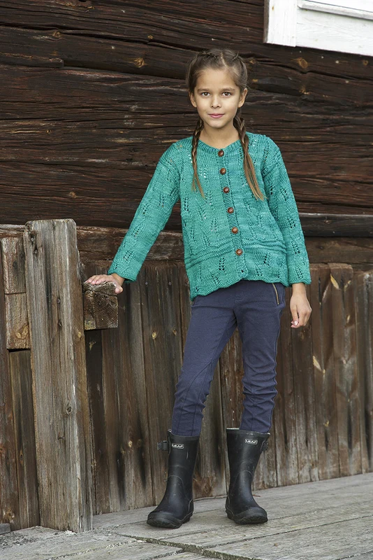 92076 Feather Cardigan til Børn