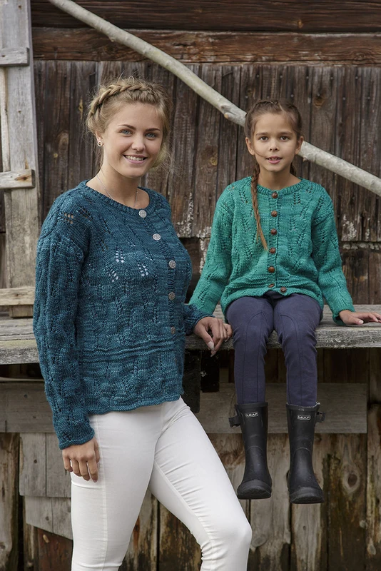 92076 Feather Cardigan til Børn