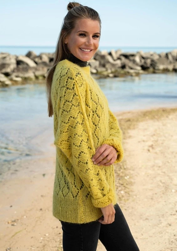 1810 Bluse med Hulmønster