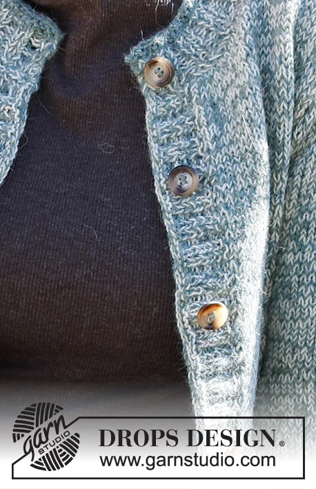 215-32 Mists of Dover Jacket by DROPS Design