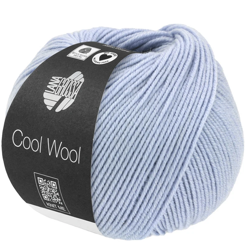Lana Grossa Cool Wool 2119 Sart blå