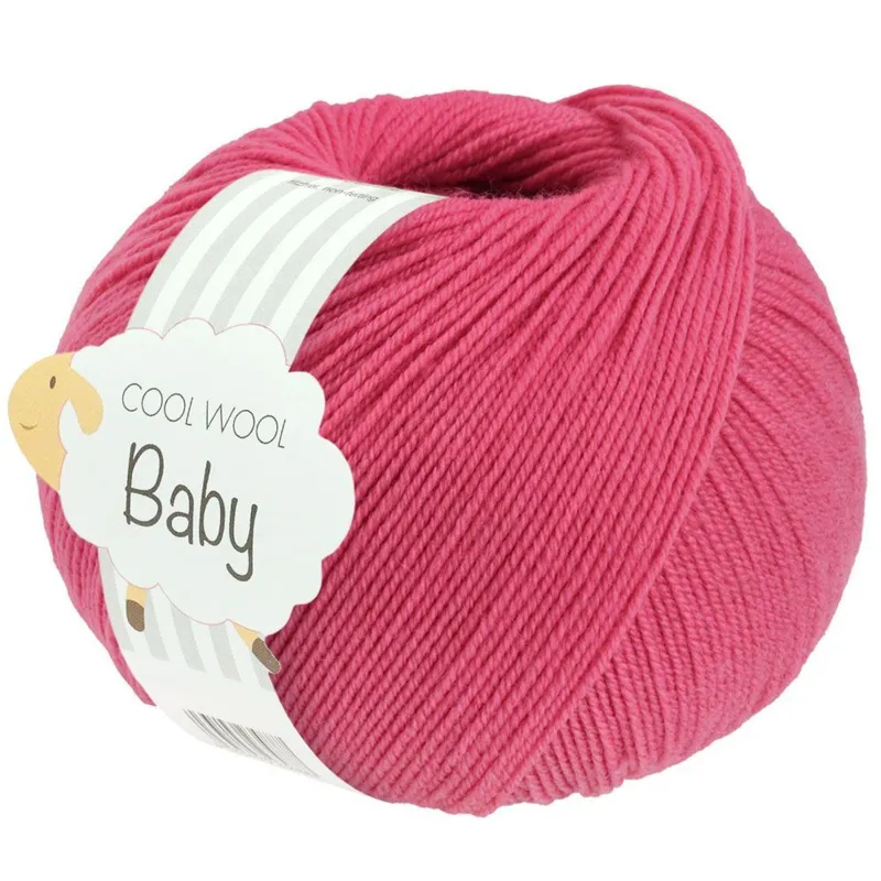 Lana Grossa Cool Wool Baby 341 Hindbær