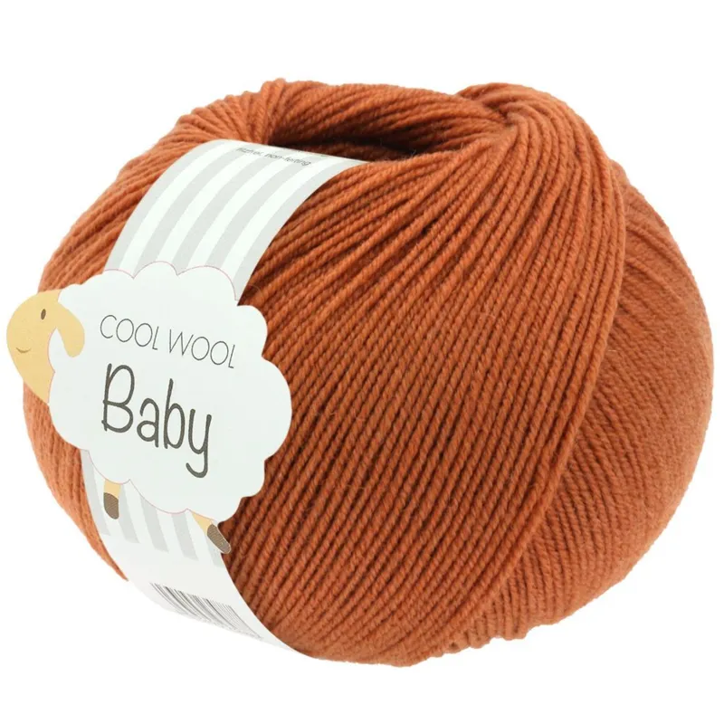 Lana Grossa Cool Wool Baby 337 Brunorange