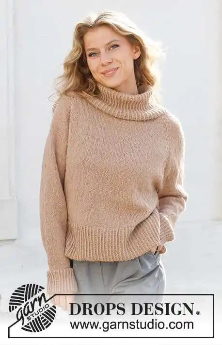 227-35 Chill Chaser Sweater by DROPS Design