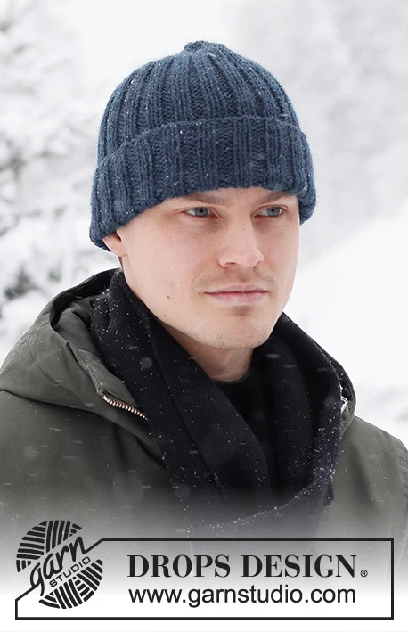 224-27 Icebound Hat by DROPS Design