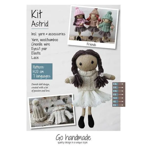 Go Handmade strikkekit Astrid