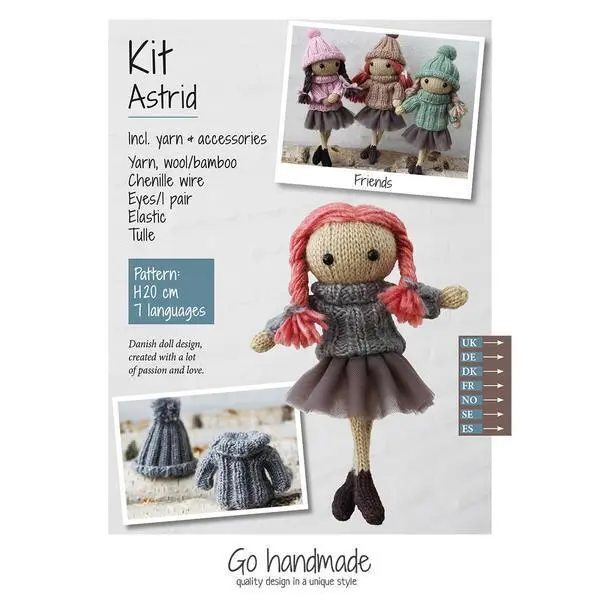 Go Handmade strikkekit Astrid